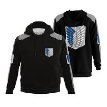Blusa De Moletom Attack on Titan Anime Desenho Mangá Blusa De Moletom Attack on Titan Anime Desenho Mangá