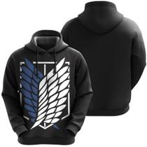 Blusa De Moletom Attack on Titan Anime Mangá Desenho