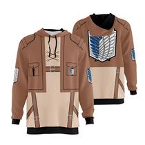 Blusa De Moletom Attack on Titan Desenho Mangá Anime