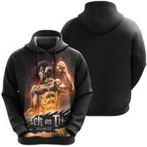 Blusa De Moletom Attack on Titan Eren Yeager Anime