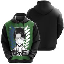 Blusa De Moletom Attack on Titan Levi Ackerman Anime Blusa De Moletom Attack on Titan Levi Ackerman Anime