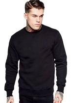 Blusa de Moletom Básico Liso Thug Life Swag Blusa de Moletom Básico Liso Thug Life Swag