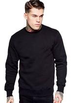 Blusa de Moletom Básico Liso Thug Life Swag