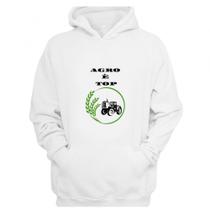Blusa de moletom canguru agro é top