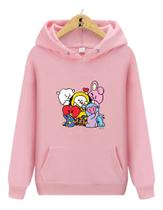 Blusa de Moletom Canguru BTS Mascotes BT21 Kpop III Blusa de Moletom Canguru BTS Mascotes BT21 Kpop III