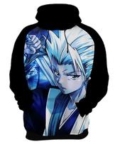 Blusa de Moletom Capuz Canguru Anime Bleach Hitsugaya 1_x000D_