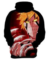 Blusa de Moletom Capuz Canguru Anime Bleach Ichigo 1_x000D_