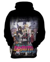 Blusa de Moletom Capuz Canguru Anime Boruto Naruto 8_x000D_