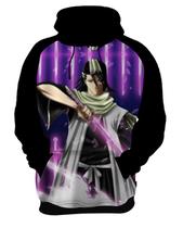 Blusa de Moletom Capuz Canguru Anime byakuya bleach 1_x000D_