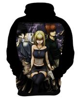 Blusa de Moletom Capuz Canguru Anime Death Note 3_x000D_