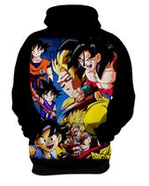 Blusa de Moletom Capuz Canguru Anime Dragon Ball 6_x000D_