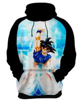 Blusa de Moletom Capuz Canguru Anime Dragon Ball Goku 23_x000D_