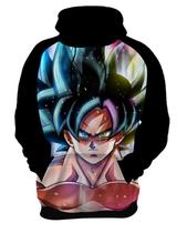 Blusa de Moletom Capuz Canguru Anime Dragon Ball Goku 4_x000D_