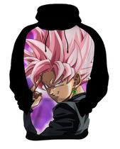 Blusa de Moletom Capuz Canguru Anime Dragon Ball Goku Black 1_x000D_