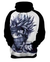 Blusa de Moletom Capuz Canguru Anime Naruto Kakashi 1_x000D_