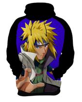 Blusa de Moletom Capuz Canguru Anime Naruto Minato 2_x000D_