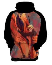 Blusa de Moletom Capuz Canguru Anime Naruto Uzumaki 8_x000D_