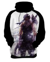 Blusa de Moletom Capuz Canguru Anime Naruto Zabuza_x000D_