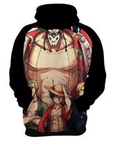 Blusa de Moletom Capuz Canguru Anime One Piece 25_x000D_