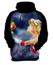 Blusa de Moletom Capuz Canguru Anime SAILOR MOON 3_x000D_