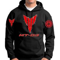 Blusa De Moletom Casaco De Frio Yamaha Mt 03 Canguru