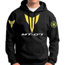 Blusa De Moletom Casaco De Frio Yamaha Mt 07 Canguru Capuz