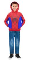 Blusa de Moletom Com Capuz Homem Aranha Infantil Vingadores Blusa de Moletom Com Capuz Homem Aranha Infantil Vingadores