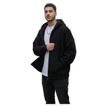 Blusa de Moletom Com Zíper e Capuz Unisex Premium Blusa de Moletom Com Zíper e Capuz Unisex Premium