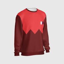 Blusa de Moletom Copa Bandeira Catar Esportivo Time Conforto Blusa de Moletom Copa Bandeira Catar Esportivo Time Conforto