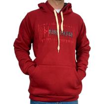 Blusa De Moletom Country King Farm Bordô Blusa De Moletom Country King Farm Bordô
