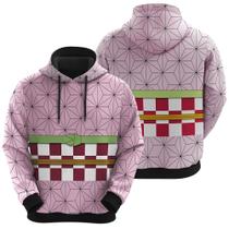 Blusa De Moletom Demon Slayer Nezuko Kamado Anime Mangá