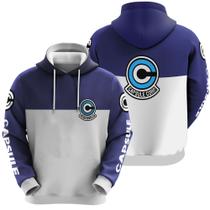 Blusa De Moletom Dragon Ball Capsule Corp Corporação Capsula
