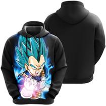 Blusa De Moletom Dragon Ball Vegeta Super Saiyajin Blue Anime Desenho Blusa De Moletom Dragon Ball Vegeta Super Saiyajin Blue Anime Desenho