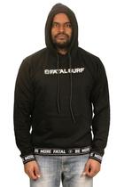 Blusa De Moletom Fatal Surf Fechado Masculino C/capuz Preto Blusa De Moletom Fatal Surf Fechado Masculino C/capuz Preto