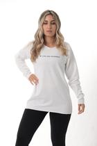 Blusa de Moletom Feminina Corte a Fio Movement