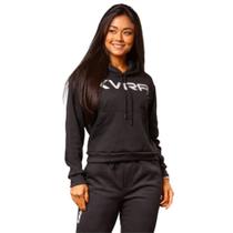 Blusa de Moletom Feminino KVRA Duo LS Preto Blusa de Moletom Feminino KVRA Duo LS Preto