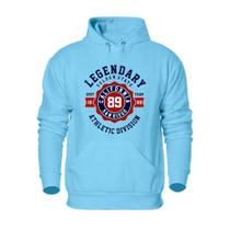 Blusa de Moletom Flanelada Masculina Com Punho e Capuz Cordao Ajustavel Estampado Inverno