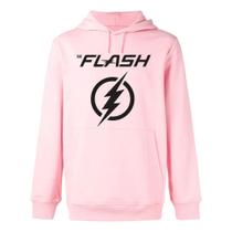 Blusa de Moletom Flash Seriado Casaco Flanelado Moleton Grosso