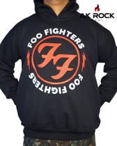 Blusa de Moletom Foo Fighters logo - AK ROCK WEAR