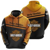 Blusa De Moletom Harley Davidson Motorcycles Moto