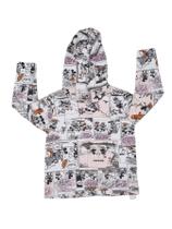 Blusa De Moletom Infantil Branca Estampada Meninas