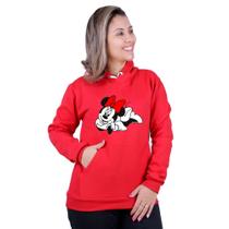 Blusa De Moletom Infantil E Adulto Casaco Minnie