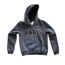 Blusa de moletom infantil menina paris