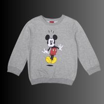 Blusa de Moletom Infantil Unissex Flanelada Fechada Cativa