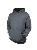 Blusa de Moletom Lisa Canguro Capuz e Bolso