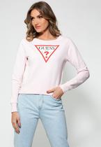 Blusa de Moletom Logo Triângulo Guess