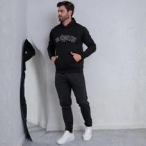 Blusa de Moletom Los Angeles Masculina Casual, Street Wear, Com Capuz e Bolsa Canguru.