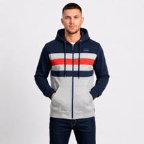 Blusa De Moletom Masculina Bicolor Com Zíper E Capuz Gangster Blusa De Moletom Masculina Bicolor Com Zíper E Capuz Gangster