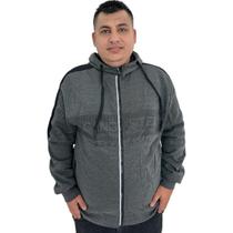 Blusa De Moletom Masculina Tamanho Grande Gangster Flanelada Blusa De Moletom Masculina Tamanho Grande Gangster Flanelada