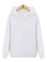 Blusa de Moletom Modelo Canguru Sem Estampa